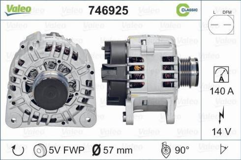 VALEO 746925 - Alternatore www.autoricambi360.it