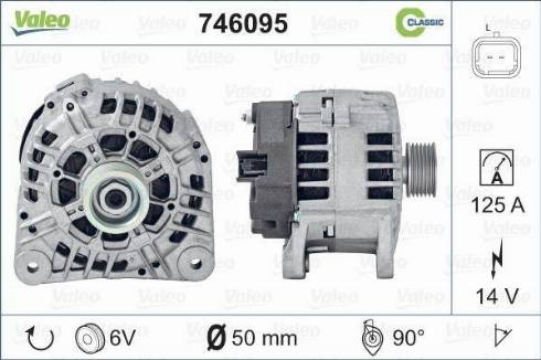 VALEO 746095 - Alternatore www.autoricambi360.it