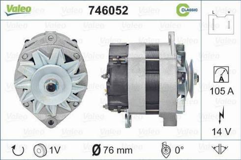 VALEO 746052 - Alternatore www.autoricambi360.it