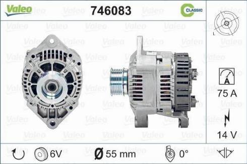 VALEO 746083 - Alternatore www.autoricambi360.it