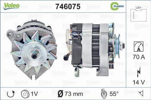 VALEO 746075 - Alternatore www.autoricambi360.it