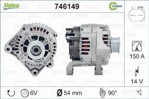 VALEO 746149 - Alternatore www.autoricambi360.it
