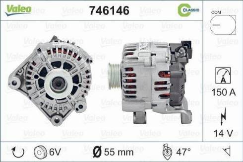 VALEO 746146 - Alternatore www.autoricambi360.it