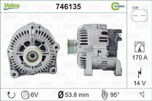 VALEO 746135 - Alternatore www.autoricambi360.it