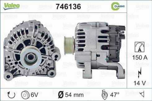 VALEO 746136 - Alternatore www.autoricambi360.it