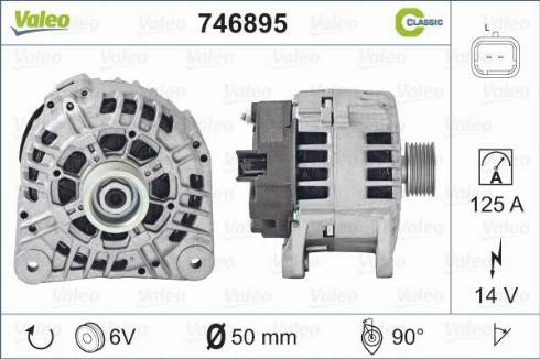 VALEO 746895 - Alternatore www.autoricambi360.it