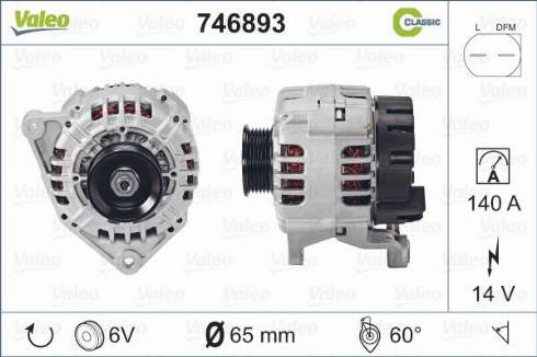 VALEO 746893 - Alternatore www.autoricambi360.it