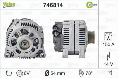 VALEO 746814 - Alternatore www.autoricambi360.it