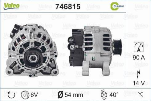 VALEO 746815 - Alternatore www.autoricambi360.it