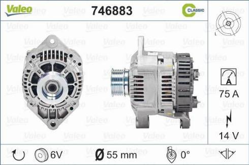 VALEO 746883 - Alternatore www.autoricambi360.it