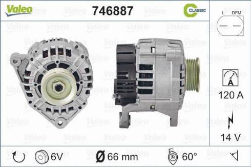 VALEO 746887 - Alternatore www.autoricambi360.it