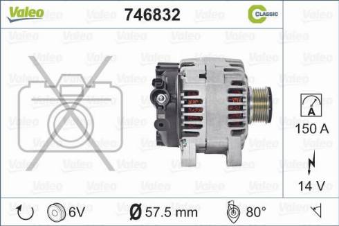 VALEO 746832 - Alternatore www.autoricambi360.it