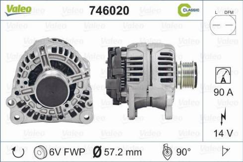 VALEO 746820 - Alternatore www.autoricambi360.it