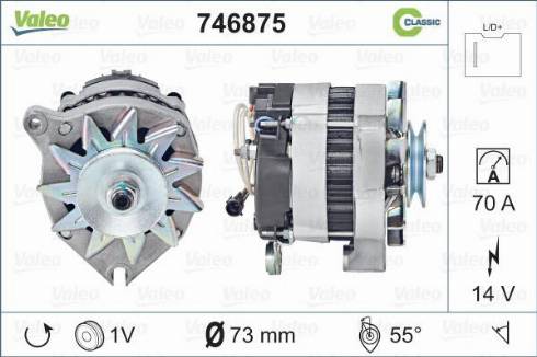 VALEO 746875 - Alternatore www.autoricambi360.it