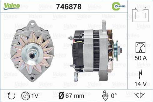 VALEO 746878 - Alternatore www.autoricambi360.it