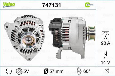 Valeo 747131 - Alternatore www.autoricambi360.it