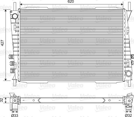 VALEO 701559 - Radiatore, Raffreddamento motore www.autoricambi360.it