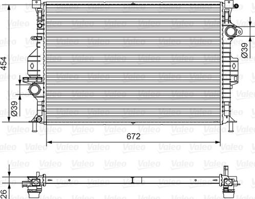 VALEO 701536 - Radiatore, Raffreddamento motore www.autoricambi360.it