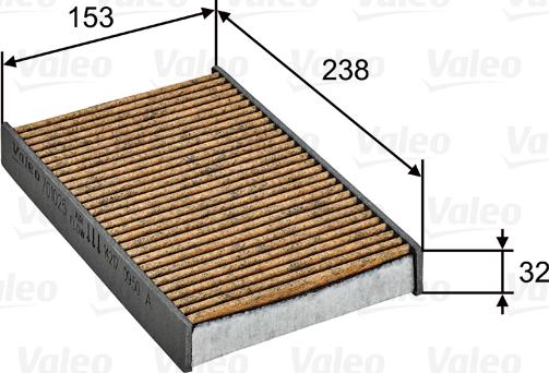 VALEO 701025 - Filtro, Aria abitacolo www.autoricambi360.it
