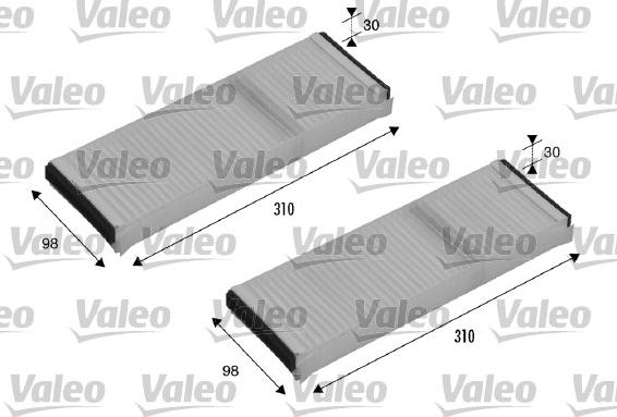 VALEO 715500 - Filtro, Aria abitacolo www.autoricambi360.it