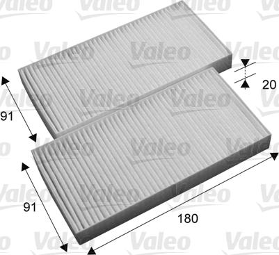 Valeo 715696 - Filtro, Aria abitacolo www.autoricambi360.it