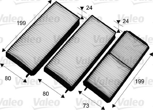 VALEO 715664 - Filtro, Aria abitacolo www.autoricambi360.it