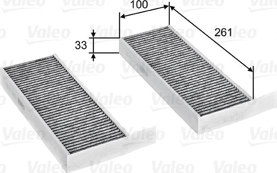 VALEO 715805 - Filtro, Aria abitacolo www.autoricambi360.it