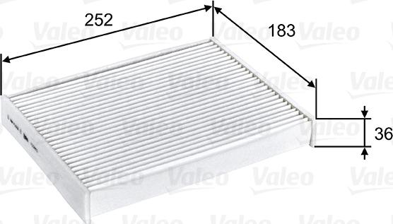 VALEO 715803 - Filtro, Aria abitacolo www.autoricambi360.it