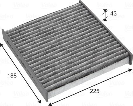 VALEO 715818 - Filtro, Aria abitacolo www.autoricambi360.it