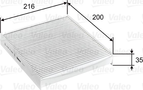 Valeo 715746 - Filtro, Aria abitacolo www.autoricambi360.it