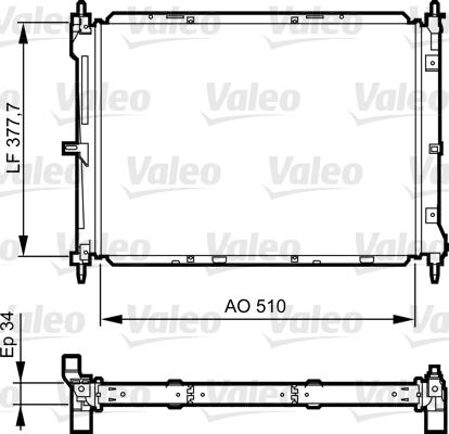 VALEO 734436 - Radiatore, Raffreddamento motore www.autoricambi360.it