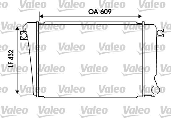 VALEO 734614 - Radiatore, Raffreddamento motore www.autoricambi360.it