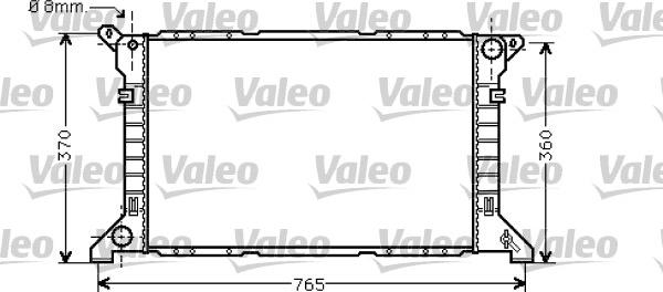 VALEO 734862 - Radiatore, Raffreddamento motore www.autoricambi360.it