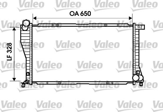 VALEO 734394 - Radiatore, Raffreddamento motore www.autoricambi360.it