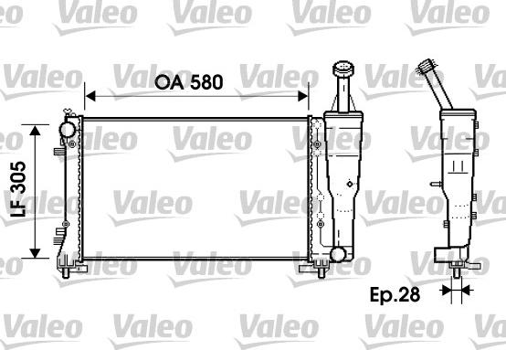 VALEO 734362 - Radiatore, Raffreddamento motore www.autoricambi360.it
