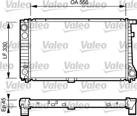 VALEO 734289 - Radiatore, Raffreddamento motore www.autoricambi360.it