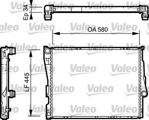 Valeo 734276 - Radiatore, Raffreddamento motore www.autoricambi360.it