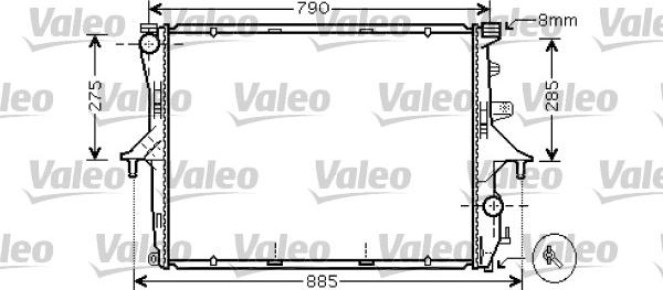 VALEO 734741 - Radiatore, Raffreddamento motore www.autoricambi360.it