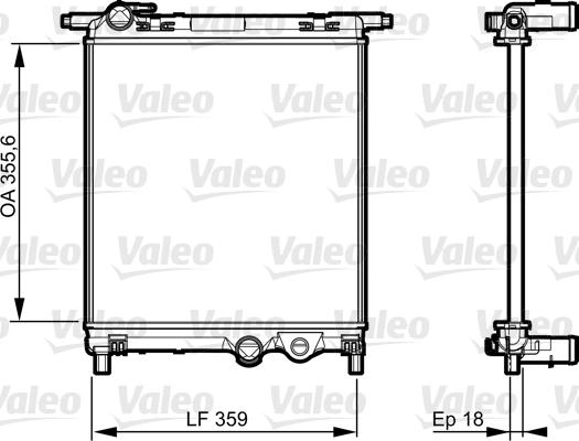 Valeo 735469 - Radiatore, Raffreddamento motore www.autoricambi360.it