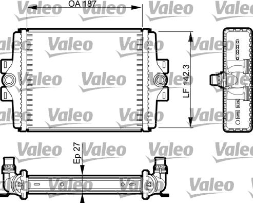 VALEO 735467 - Radiatore, Raffreddamento motore www.autoricambi360.it