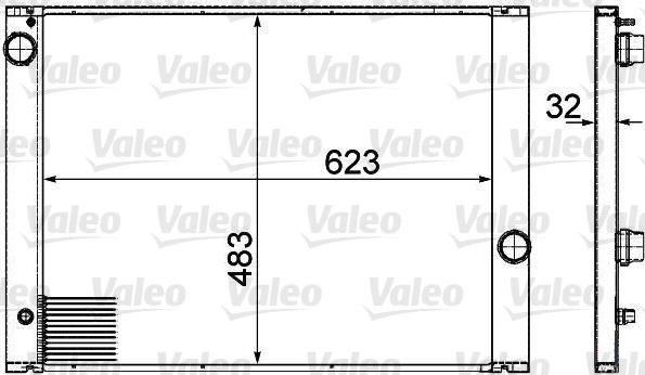 VALEO 735477 - Radiatore, Raffreddamento motore www.autoricambi360.it