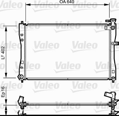 VALEO 735057 - Radiatore, Raffreddamento motore www.autoricambi360.it
