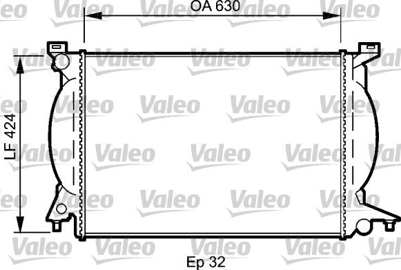 Valeo 735024 - Radiatore, Raffreddamento motore www.autoricambi360.it