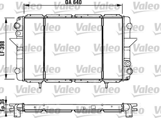 VALEO 730940 - Radiatore, Raffreddamento motore www.autoricambi360.it