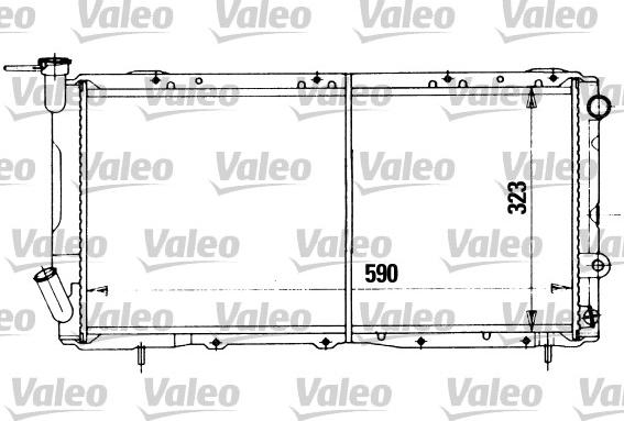 VALEO 730455 - Radiatore, Raffreddamento motore www.autoricambi360.it