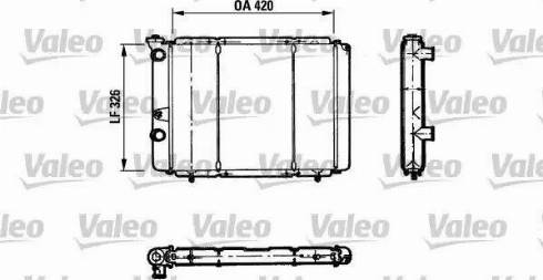 VALEO 730011 - Radiatore, Raffreddamento motore www.autoricambi360.it