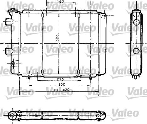 VALEO 730012 - Radiatore, Raffreddamento motore www.autoricambi360.it