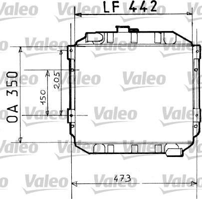 VALEO 730110 - Radiatore, Raffreddamento motore www.autoricambi360.it