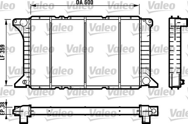 VALEO 731492 - Radiatore, Raffreddamento motore www.autoricambi360.it
