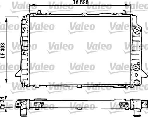 VALEO 731430 - Radiatore, Raffreddamento motore www.autoricambi360.it